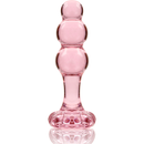Nebula series by ibiza - modello 1 plug anale vetro borosilicato rosa 10.5 cm -o- 3 cm
