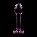 Nebula series by ibiza - modello 2 plug anale vetro borosilicato rosa 11 cm -o- 3.5 cm