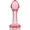 Nebula series by ibiza - modello 2 plug anale vetro borosilicato rosa 11 cm -o- 3.5 cm