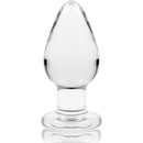 Nebula series by ibiza - modello 3 plug anale vetro borosilicato trasparente 11 cm -o- 5 cm