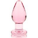 Nebula series by ibiza - modello 3 plug anale vetro borosilicato rosa 11 cm -o- 5 cm