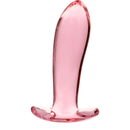 Nebula series by ibiza - modello 5 plug anale vetro borosilicato rosa 12.5 cm -o- 3.5 cm