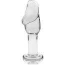 Nebula series by ibiza - modello 6 plug anale vetro borosilicato trasparente 12.5 cm -o- 4 cm