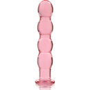 Nebula series by ibiza - modello 10 dildo in vetro borosilicato rosa 16.5 cm -o- 3.5 cm