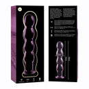 Nebula series by ibiza - modello 10 dildo in vetro borosilicato rosa 16.5 cm -o- 3.5 cm