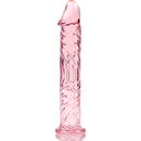 Nebula series by ibiza - modello 12 dildo in vetro borosilicato rosa 17 cm -o- 3.5 cm