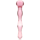 Nebula series by ibiza - modello 13 dildo in vetro borosilicato rosa 18 cm -o- 3.5 cm
