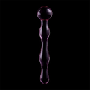 Nebula series by ibiza - modello 13 dildo in vetro borosilicato rosa 18 cm -o- 3.5 cm