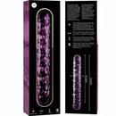 Nebula series by ibiza - modello 15 dildo in vetro borosilicato rosa 18.5 cm -o- 3 cm