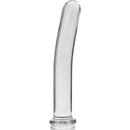Nebula series by ibiza - modello 17 dildo in vetro borosilicato trasparente 18.5 cm -o- 3 cm