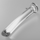 Nebula series by ibiza - modello 17 dildo in vetro borosilicato trasparente 18.5 cm -o- 3 cm