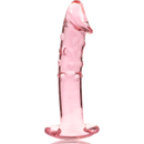 Nebula series by ibiza - modello 19 dildo in vetro borosilicato rosa 18.5 cm -o- 4 cm