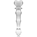 Nebula series by ibiza - modello 21 dildo in vetro borosilicato trasparente 20.5 cm -o- 3.5 cm