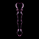 Nebula series by ibiza - modello 21 dildo in vetro borosilicato rosa 20.5 cm -o- 3.5 cm