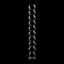 Nebula series by ibiza - modello 22 dildo in vetro borosilicato trasparente 21.5 cm -o- 2.5 cm