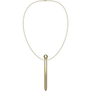 Ibiza - stimolatore clit pocket collana caricatore usb 12 modalit di vibrazione dorato 12,2 x 1,5