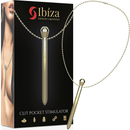 Ibiza - stimolatore clit pocket collana caricatore usb 12 modalit di vibrazione dorato 12,2 x 1,5