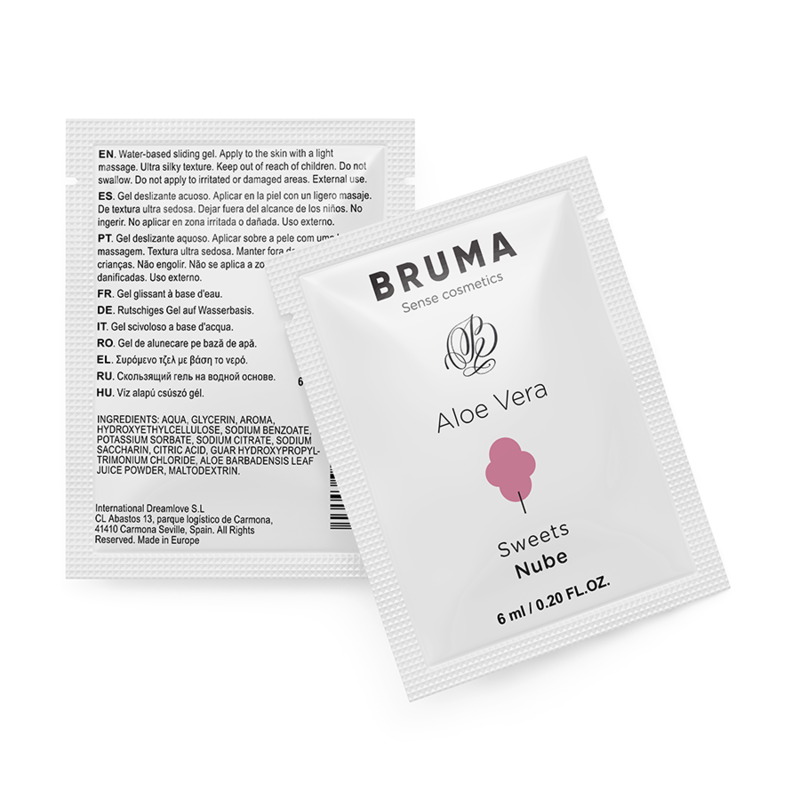 Bruma - gel scorrevole aloe vera gusto dolci 6 ml