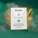 Bruma - gel scorrevole all''olio di semi di sativa gusto cannabis riscaldante 6 ml