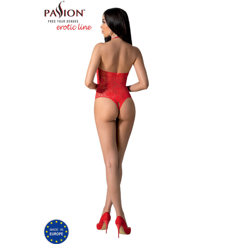 Passion - bs094 bodystocking rojo talla unica