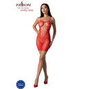 Passion - bs096 bodystocking rojo talla unica