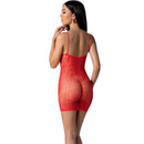 Passion - bs096 bodystocking rojo talla unica