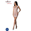 Passion - bs097 bodystocking blanco talla unica