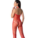 Passion - bs100 bodystocking rojo talla unica
