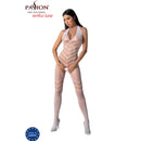 Passion - bs100 bodystocking blanco talla unica