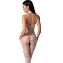Passion - bs100 bodystocking blanco talla unica