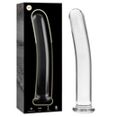Nebula series by ibiza - modello 9 dildo in vetro borosilicato trasparente 15.5 cm -o- 2.5 cm