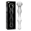 Nebula series by ibiza - modello 13 dildo in vetro borosilicato trasparente 18 cm -o- 3.5 cm