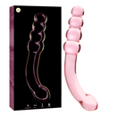 Nebula series by ibiza - modello 14 dildo in vetro borosilicato rosa 18.5 cm -o- 3 cm