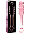 Nebula series by ibiza - modello 20 dildo in vetro borosilicato rosa 20.5 cm -o- 3 cm