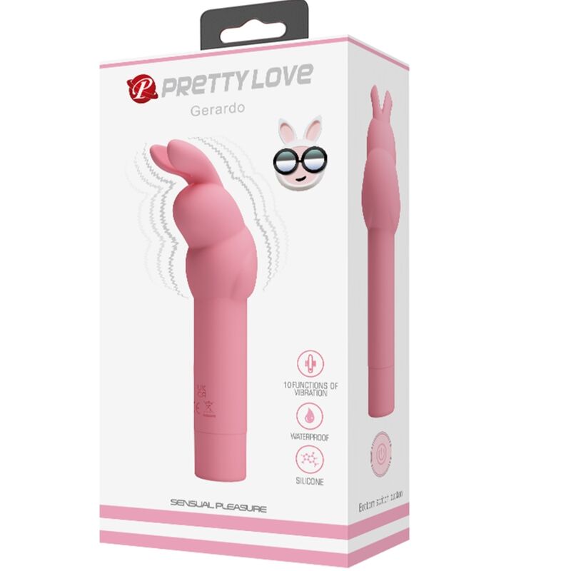Pretty love - vibratore coniglietto rosa-7