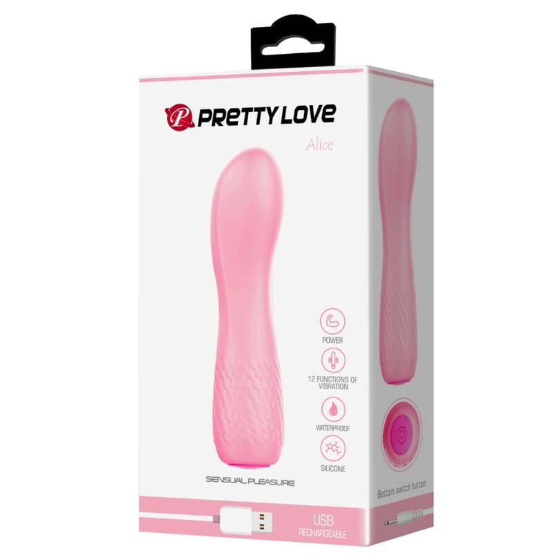 Pretty love - alice vibratore ricaricabile pink-7