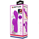 Pretty love - vibratore ricaricabile gloria rabbit-viola impermeabile-10