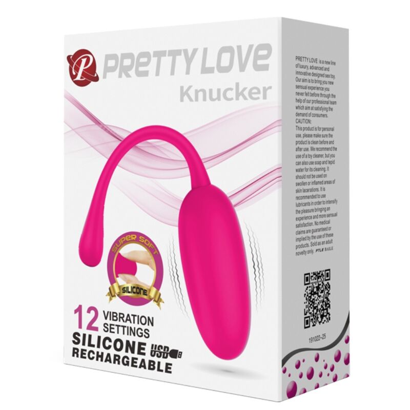 Pretty love - uovo vibrante ricaricabile knucker rosa-7