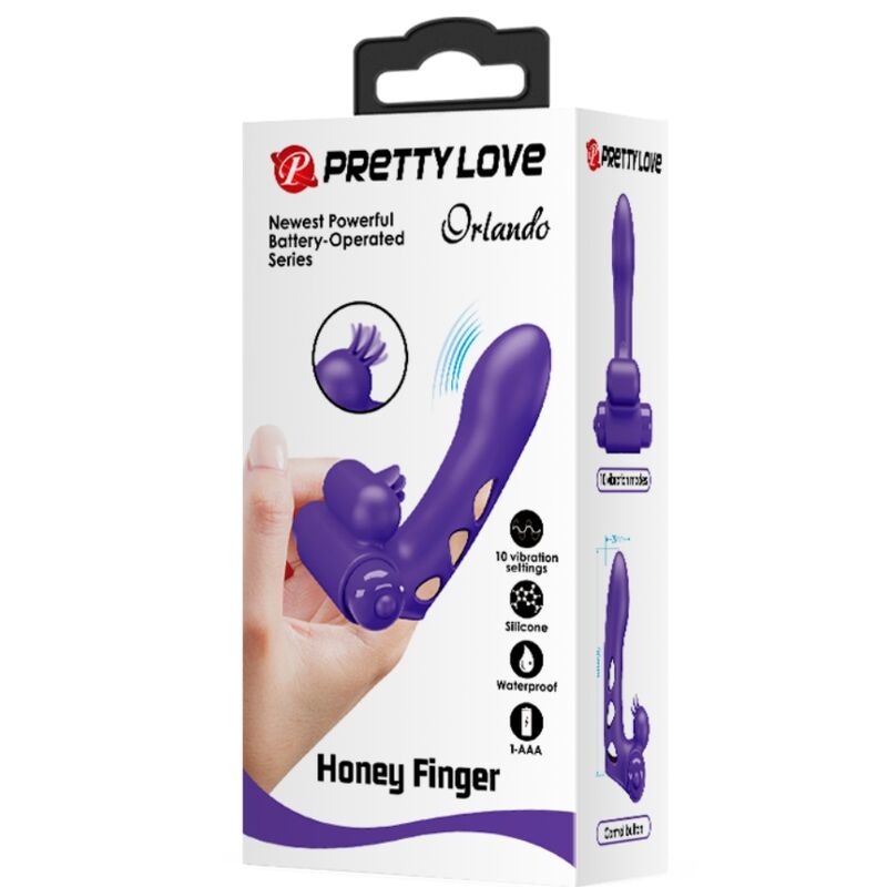 Pretty love - copertura per dita vibratore orlando viola-8