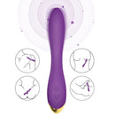Armony - vibratore flamingo multiposizione viola-3