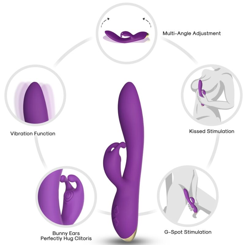 Armony - bonnie vibratore rabbit viola-1