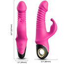 Armony - vibratore zing dildo coniglio fucsia-2