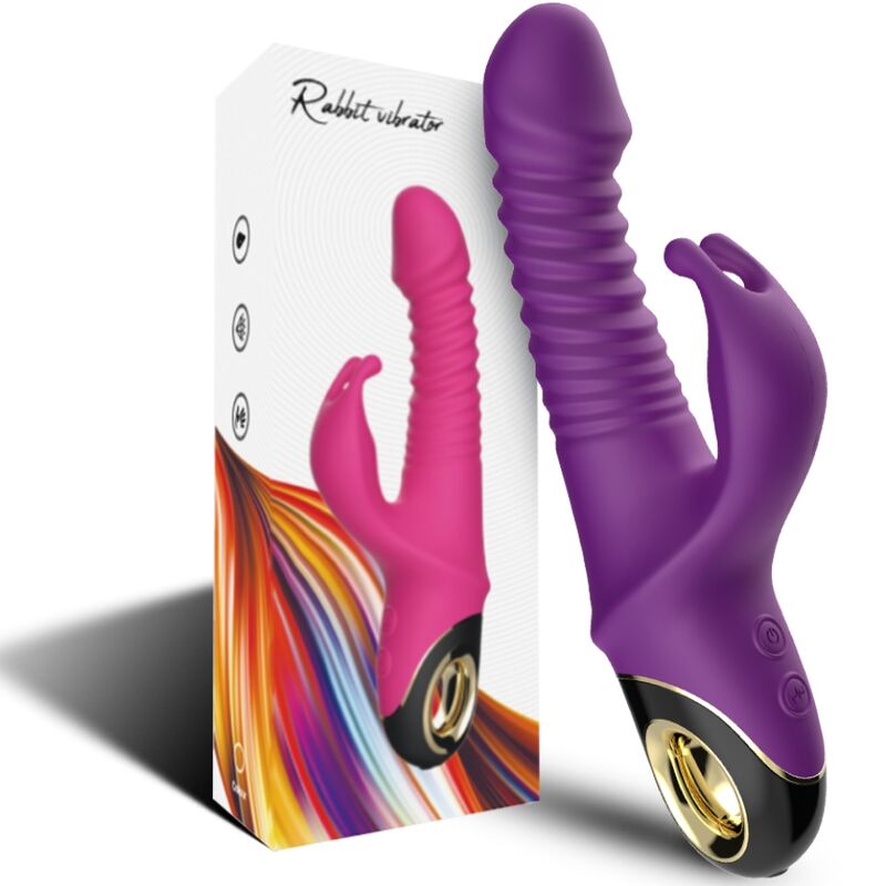 Armony - vibratore zing dildo coniglio viola-4