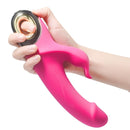 Armony - meteror dildo vibratore rabbit rotator fucsia-3