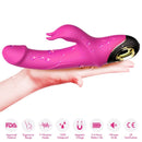 Armony - meteror dildo vibratore rabbit rotator fucsia-2