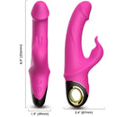 Armony - meteror dildo vibratore rabbit rotator fucsia