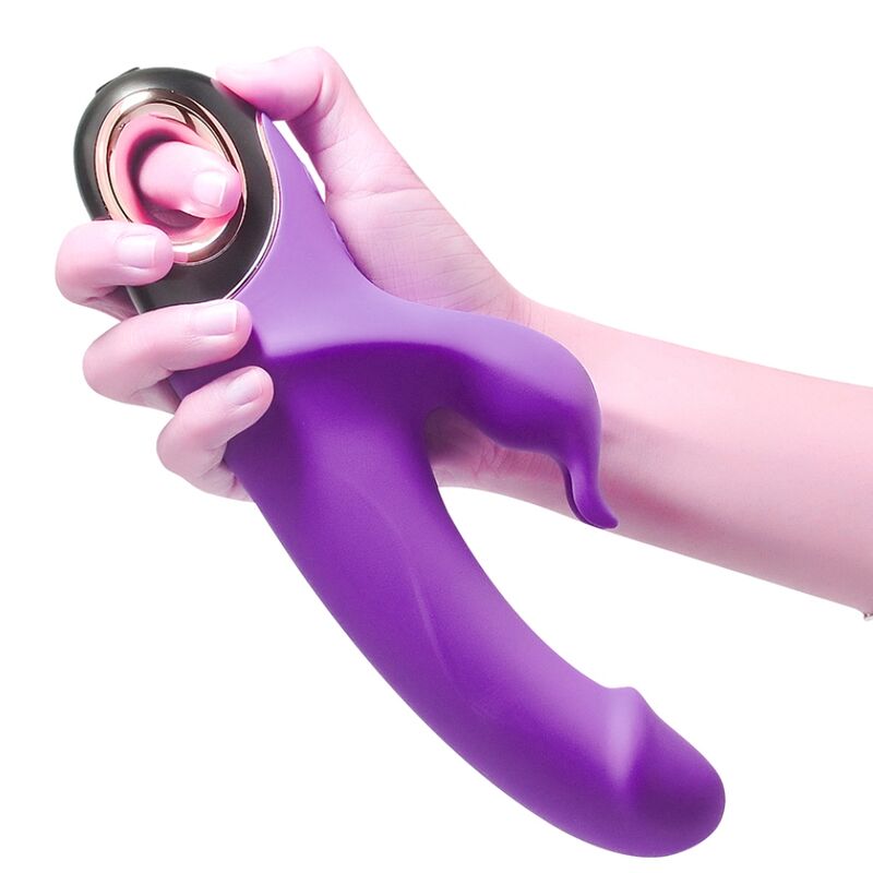 Armony - vibratore dildo meteror rabbit rotator viola-3