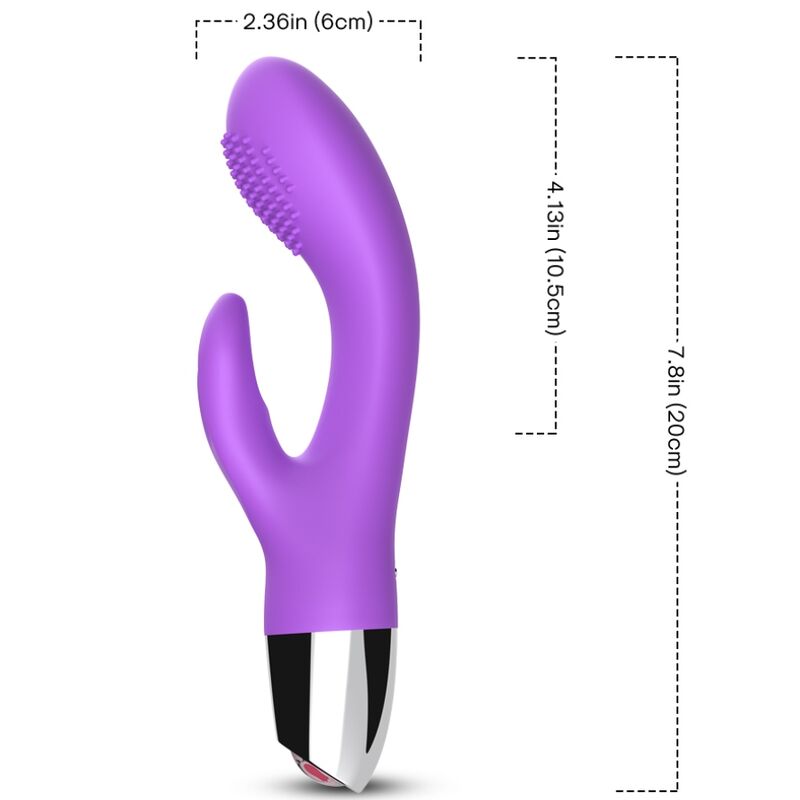 Armony - vibratore rabbit viola-3