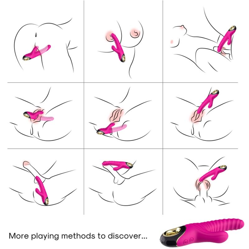 Armony - vibratore eternity in silicone fucsia-1