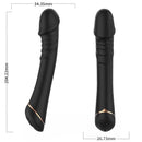 Armony - vibratore dildo in silicone nero